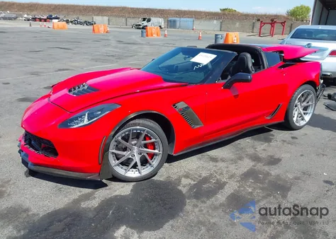 2015 Chevrolet Corvette Z06 из США, поврежденный, VIN 1G1YU2D69F5607570